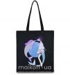 Еко-сумка Anime dolphin Чорний фото