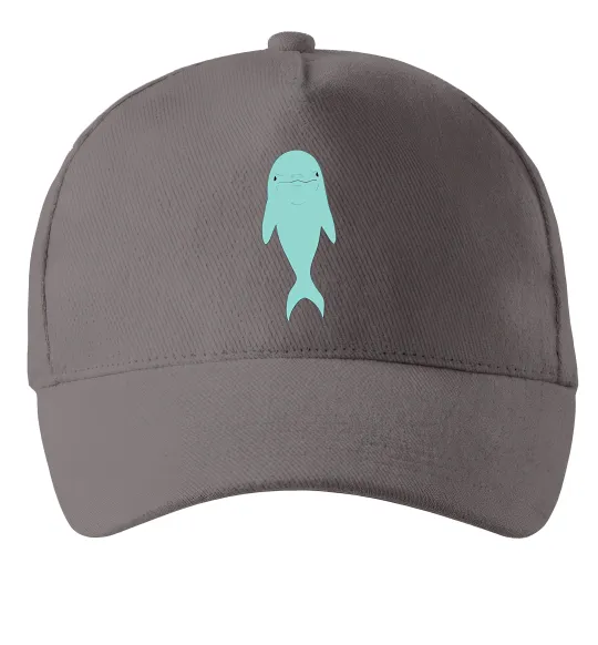 Кепка Блакитний дельфін Сірий фото