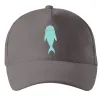 Кепка Блакитний дельфін Сірий фото