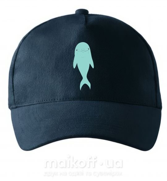 Кепка Голубой дельфин Темно-синий фото