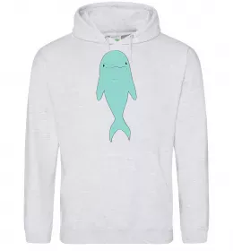 Чоловіча толстовка (худі) Anime dolphin Чорний фото