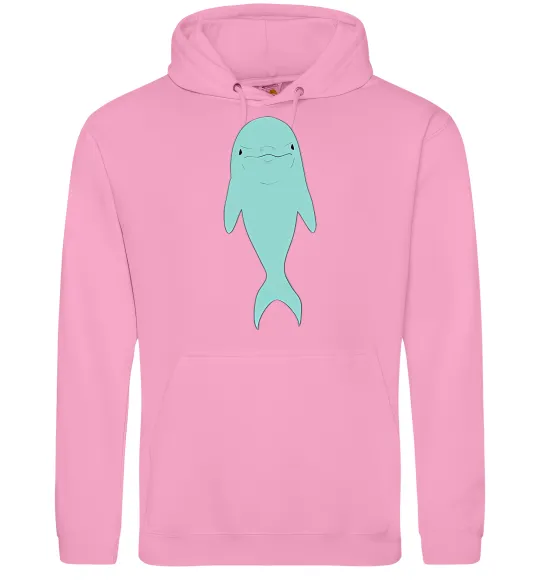 Женская толстовка (худи) Блакитний дельфін Розовый фото