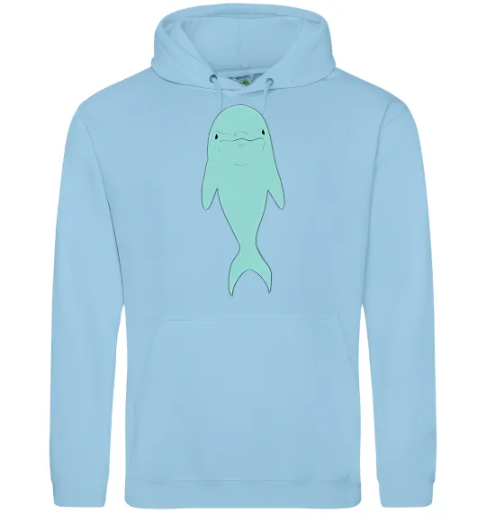 Женская толстовка (худи) Блакитний дельфін Голубой фото