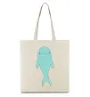 Эко-сумка Блакитний дельфін Бежевый фото