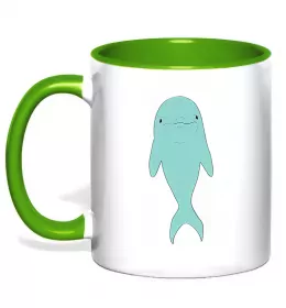 Чашка з кольоровою ручкою