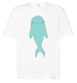 Футболка Оверсайз Блакитний дельфін Футболка Оверсайз Блакитний дельфін