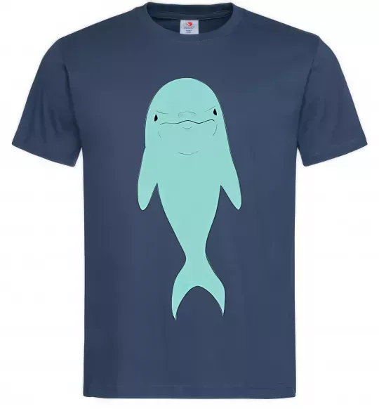 Чоловіча футболка Блакитний дельфін Темно-синій фото