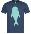 Чоловіча футболка Блакитний дельфін Темно-синій фото