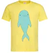 Чоловіча футболка Блакитний дельфін Лимонний фото