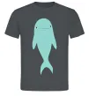 Чоловіча футболка Блакитний дельфін Графіт фото