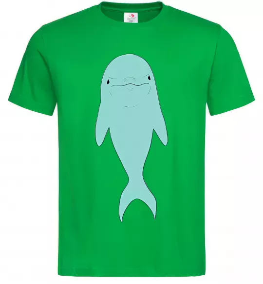 Чоловіча футболка Блакитний дельфін Зелений фото