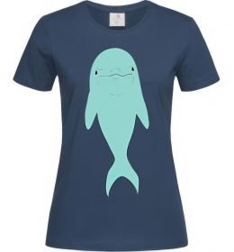Женская футболка Блакитний дельфін