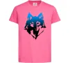 Дитяча футболка Синій вовк Яскраво-рожевий Дитяча футболка Синій вовк Яскраво-рожевий фото