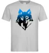 Мужская футболка Синій вовк Серый Мужская футболка Синій вовк Серый фото