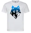 Мужская футболка Синій вовк Белый Мужская футболка Синій вовк Белый фото