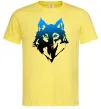 Мужская футболка Синій вовк Лимонный Мужская футболка Синій вовк Лимонный фото