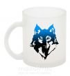 Чашка стеклянная Синий волк Фроузен фото