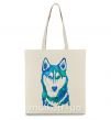 Еко-сумка Зеленый волк Бежевий фото