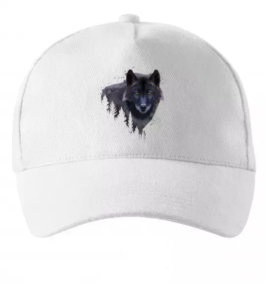 Кепка Wolf in the wood Білий фото