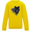 Детский Свитшот Wolf in the wood Солнечно желтый фото