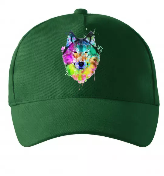 Кепка Wolf splashes Темно-зеленый фото