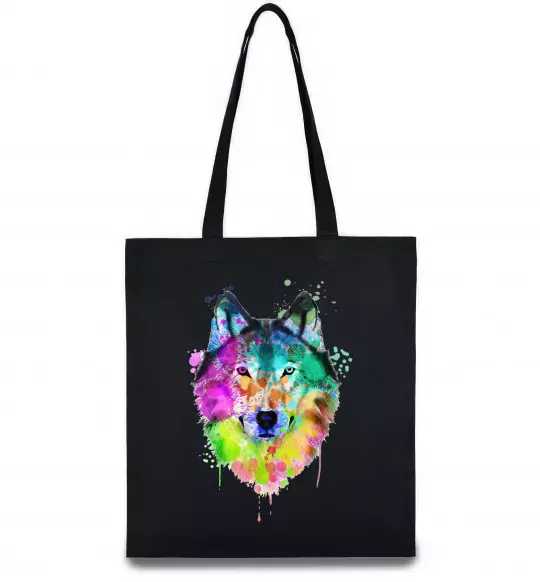 Еко-сумка Wolf splashes Чорний фото