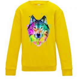 Дитячий світшот Wolf splashes Дитячий світшот Wolf splashes