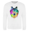 Свитшот Wolf splashes Белый фото