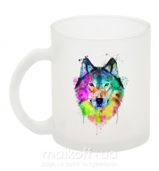 Чашка стеклянная Wolf splashes Фроузен фото