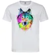 Чоловіча футболка Wolf splashes Білий Чоловіча футболка Wolf splashes Білий фото