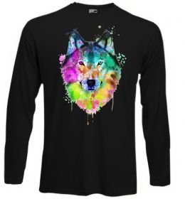 Лонгслив Wolf splashes