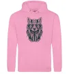 Женская толстовка (худи) Wolf eyes Розовый фото