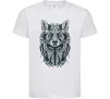 Детская футболка Wolf eyes Белый фото