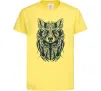 Детская футболка Wolf eyes Лимонный фото