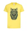 Детская футболка Wolf eyes Лимонный фото