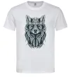 Мужская футболка Wolf eyes Белый фото