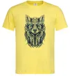 Мужская футболка Wolf eyes Лимонный фото