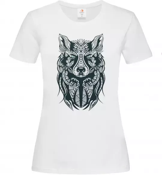 Женская футболка Wolf eyes Белый фото