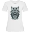 Женская футболка Wolf eyes Белый фото
