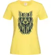 Женская футболка Wolf eyes Лимонный фото