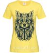 Женская футболка Wolf eyes Лимонный фото