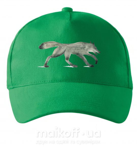 Кепка Walking wolf Зеленый фото