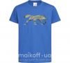 Дитяча футболка Walking wolf Яскраво-синій фото