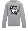 Дитячий світшот Вовчий оскал Сірий меланж Дитячий світшот Вовчий оскал Сірий меланж фото