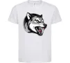 Дитяча футболка Вовчий оскал Білий фото