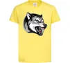 Дитяча футболка Вовчий оскал Лимонний фото