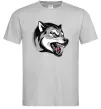 Мужская футболка Вовчий оскал Серый Мужская футболка Вовчий оскал Серый фото