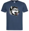 Мужская футболка Вовчий оскал Темно-синий Мужская футболка Вовчий оскал Темно-синий фото