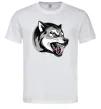 Мужская футболка Вовчий оскал Белый Мужская футболка Вовчий оскал Белый фото