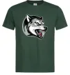 Мужская футболка Вовчий оскал Темно-зеленый Мужская футболка Вовчий оскал Темно-зеленый фото